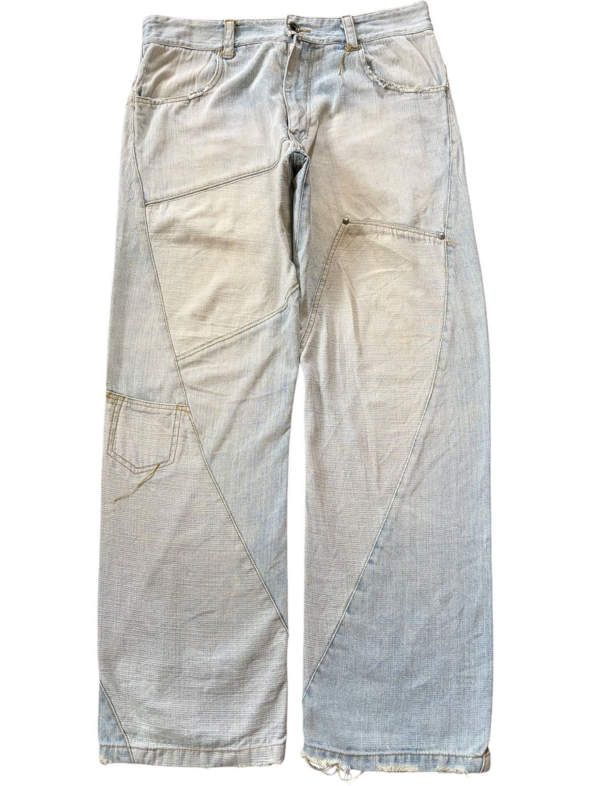 Helmut Lang Vintage Japanese Brand Distress Loose Jeans Size US 32 / EU 48 - 1 Thumbnail