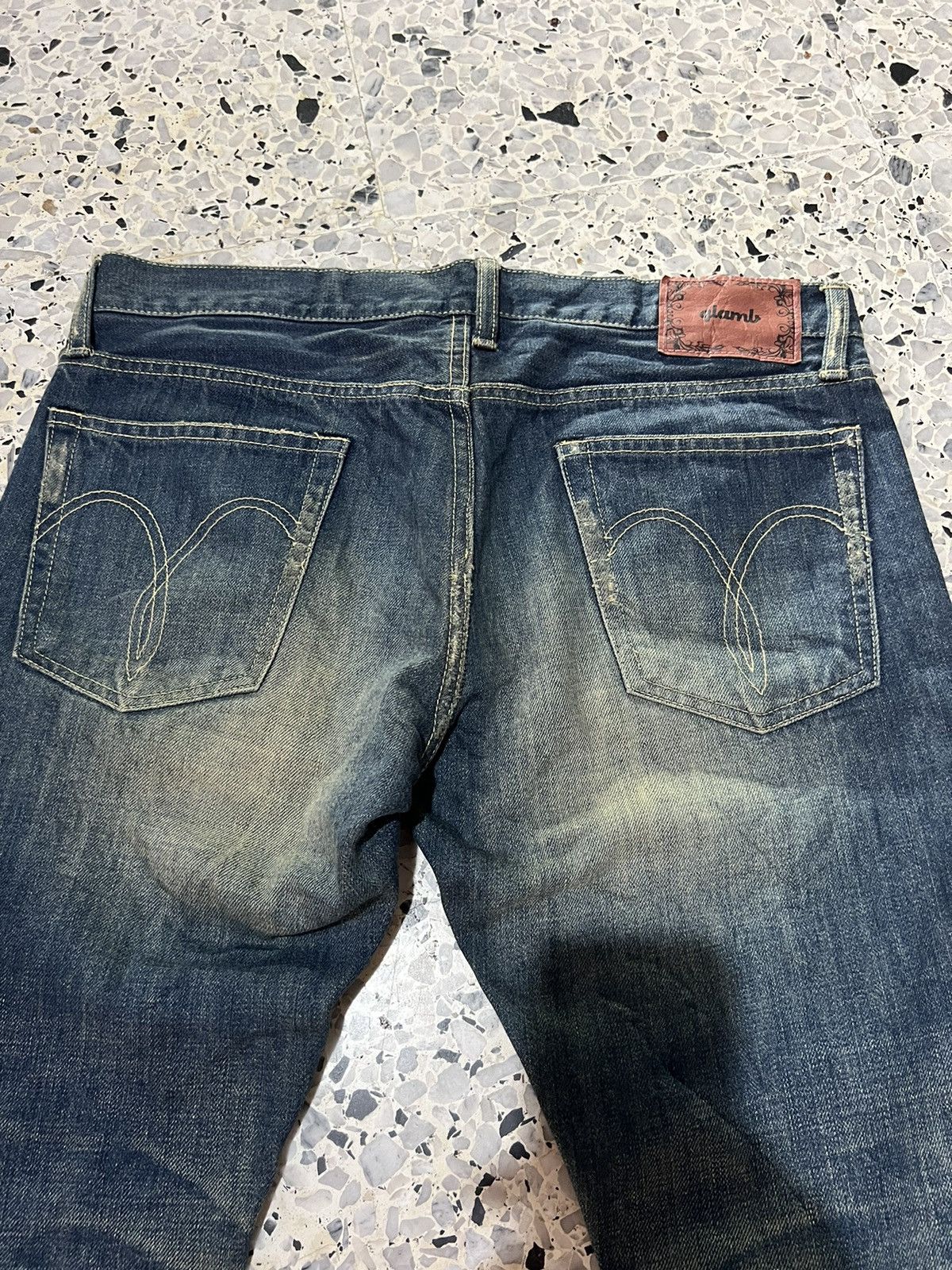 Japanese Brand GLAMB JAPANESE DISTRESSED DENIM JEANS Size US 34 / EU 50 - 8 Thumbnail