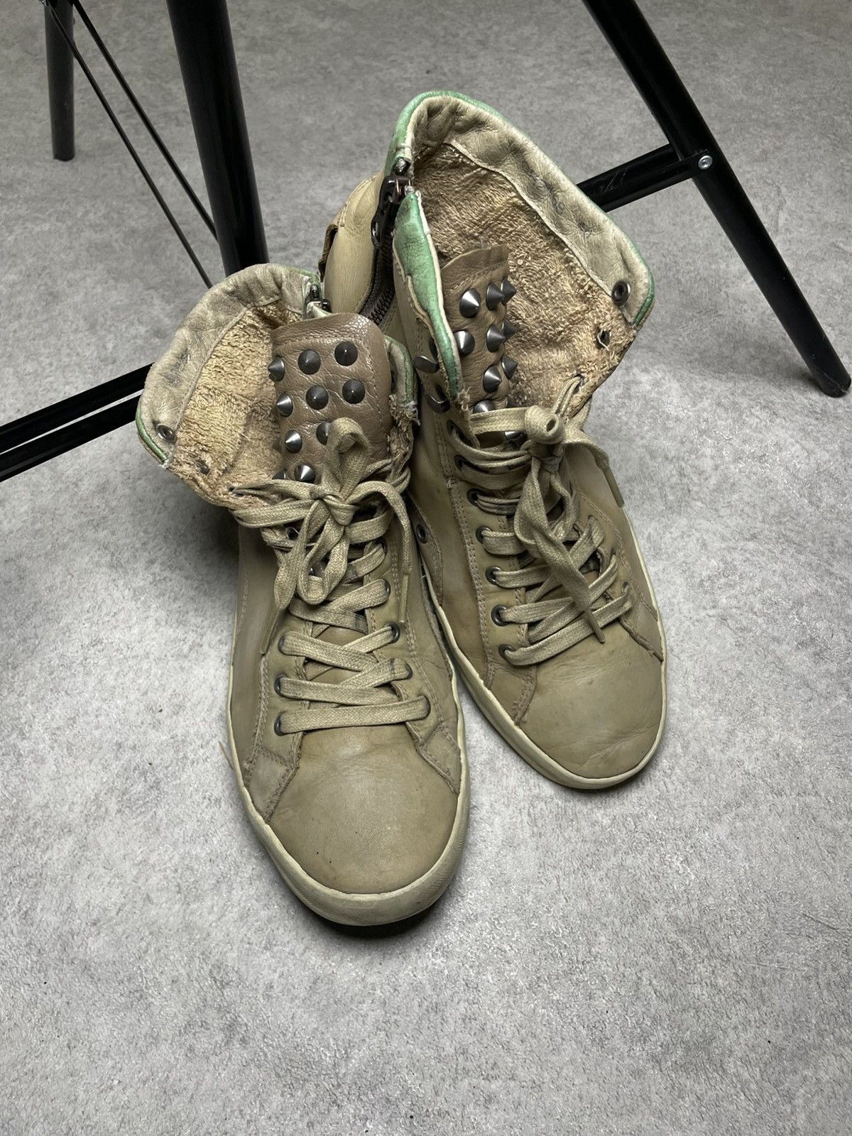 A.S.98 A.S. 98 Style leather Ankle Carol Skull Opium Goth Punk y2k Size US 10 / IT 40 - 21 Thumbnail