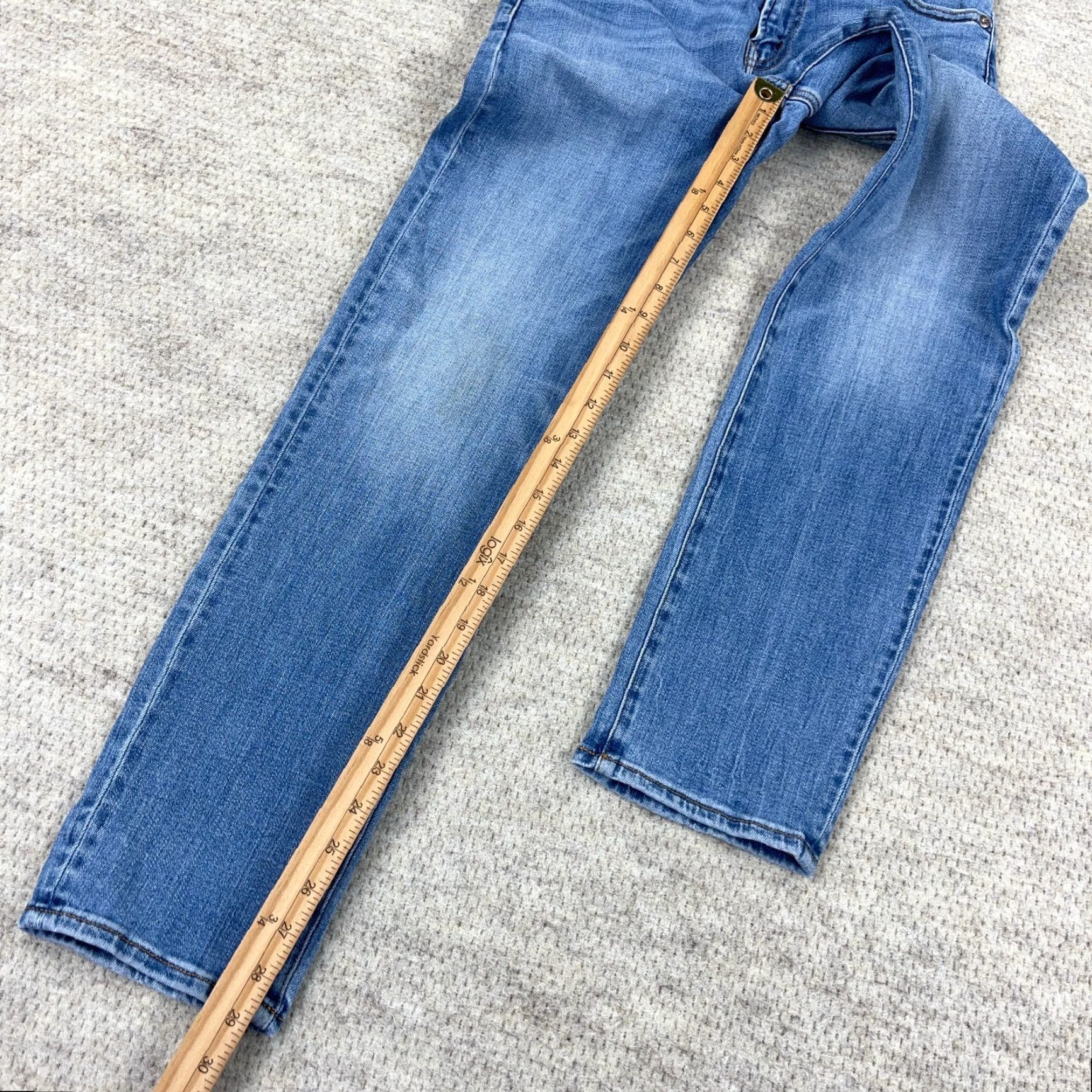 American Eagle Outfitters American Eagle Outfitters Jeans Men Slim Straight 29x30 Medium Wash Stretch Pockets Blue Classic Size US 29 - 7 Thumbnail