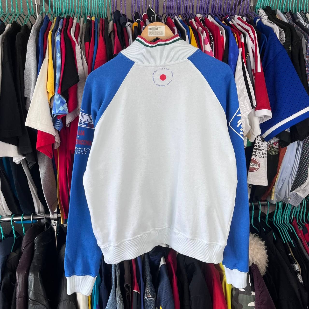 Diadora Diadora 'Olimpico' Italia Football Soccer Track Jacket Size US L / EU 52-54 / 3 - 8 Thumbnail
