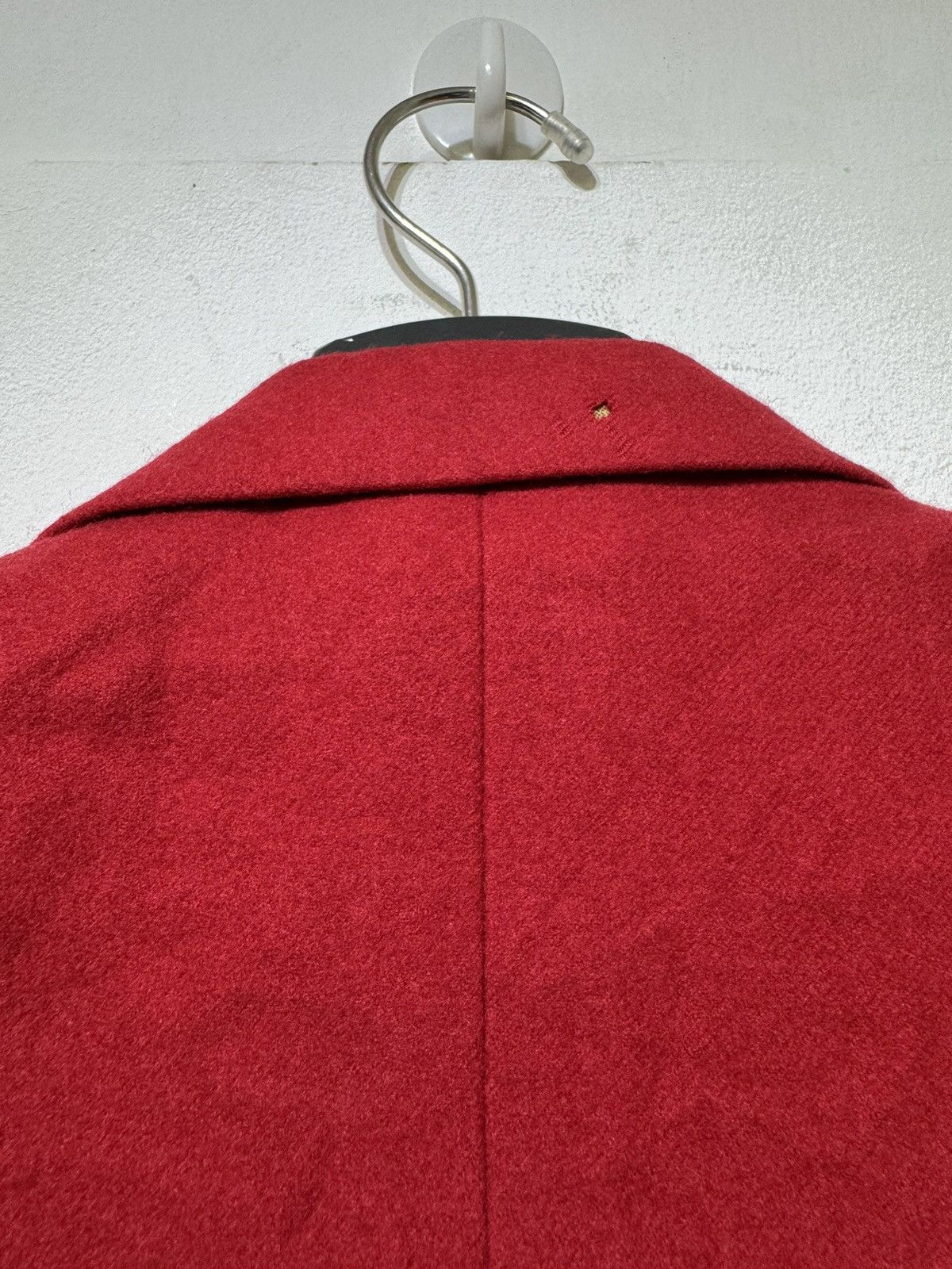 Y's × Yohji Yamamoto Vintage Yohji Yamamoto Red Laine Wool Jacket Y's Collection Size US XS / EU 42 / 0 - 5 Thumbnail