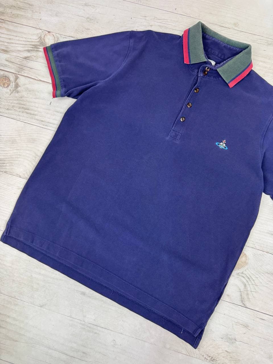 Vivienne Westwood Vivienne Westwood Polo Shirt Logo Orb Size US L / EU 52-54 / 3 - 3 Thumbnail