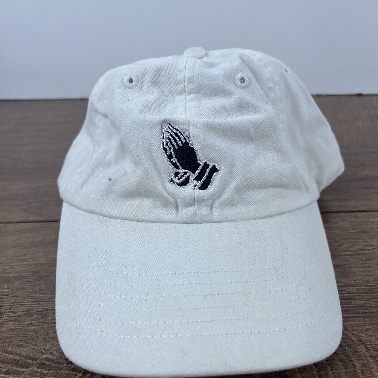 Other Praying Hands Hat Pray Adjustable Hat White Adjustable Hat W Size ONE SIZE - 5 Thumbnail