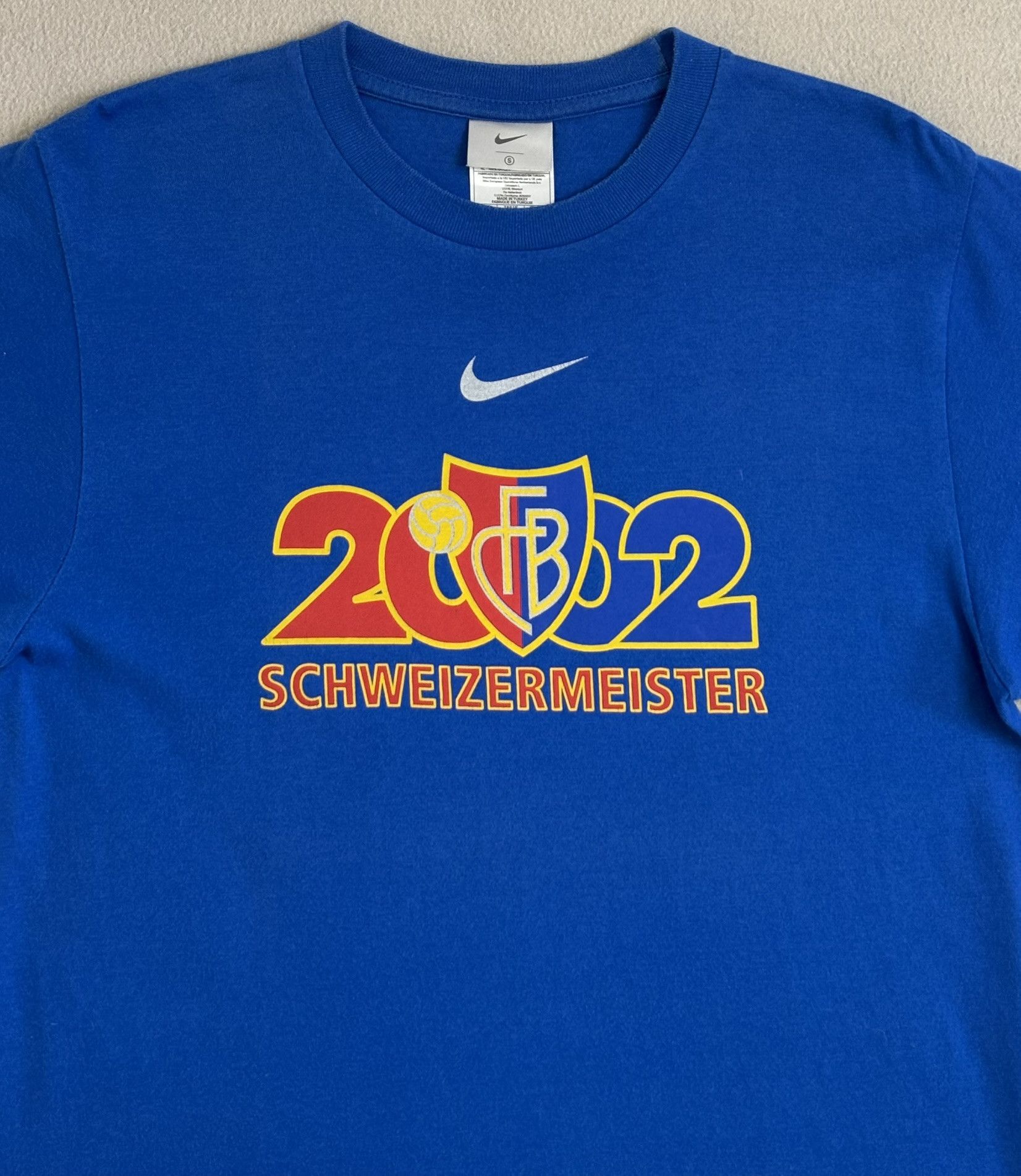 Nike FC Basel 2002 Nike T-Shirt Size S Size US S / EU 44-46 / 1 - 6 Thumbnail