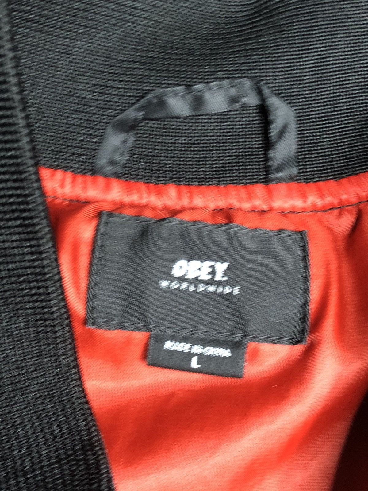 Obey Obey Jacket with rose embroidery Size US L / EU 52-54 / 3 - 2 Thumbnail