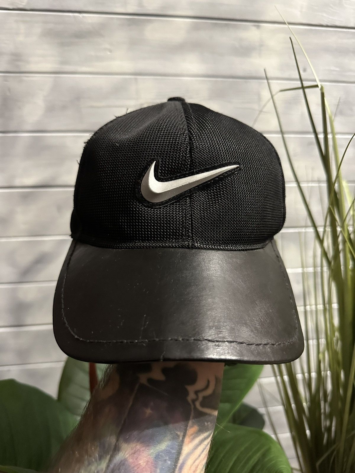 Vintage Rare Vintage Cap Nike Big Swoosh Drill style. Size ONE SIZE - 2 Thumbnail
