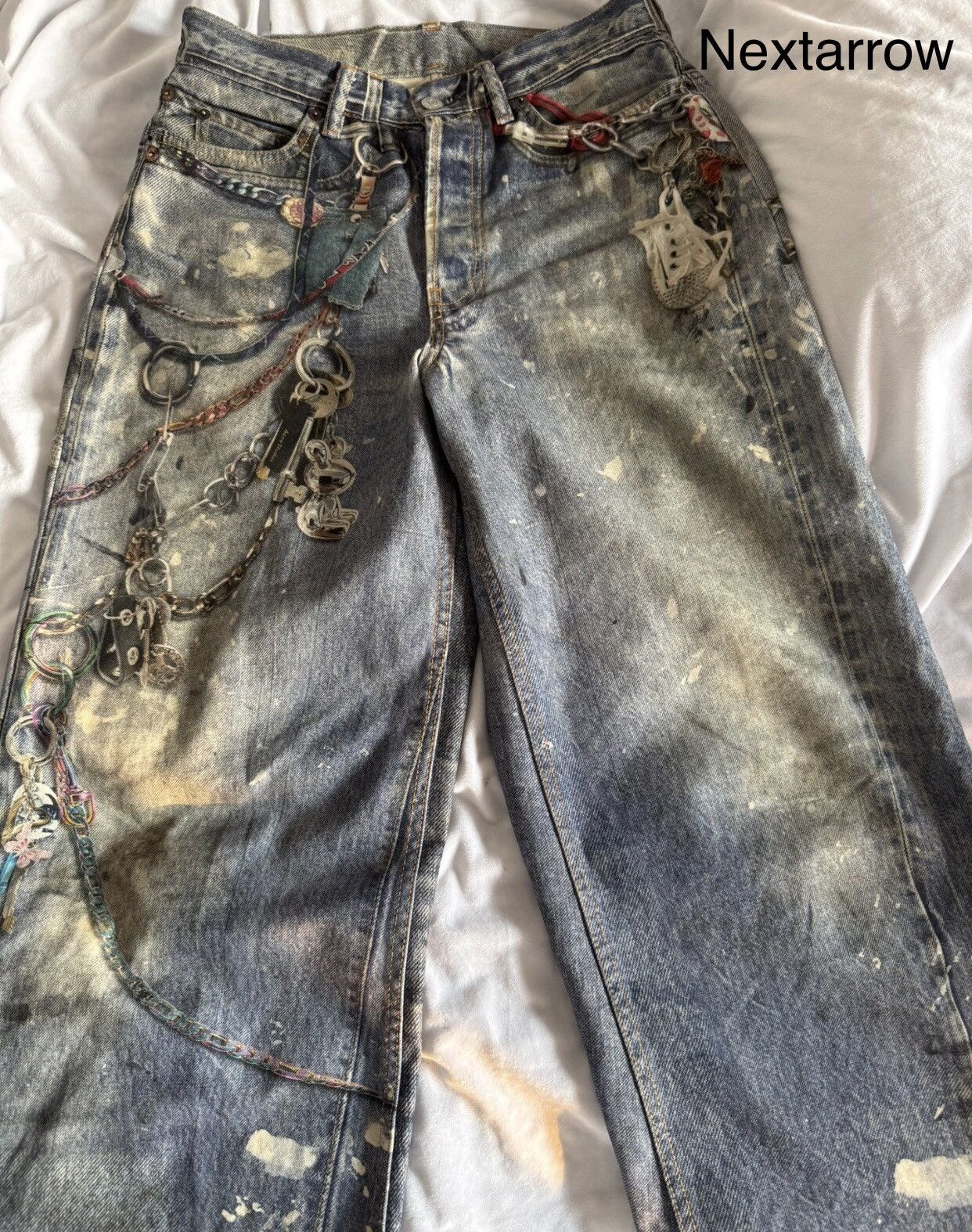 Acne Studios Acne studios 3D printed jeans 2412-Nextarrow Size US 44 / EU 60 - 1 Thumbnail