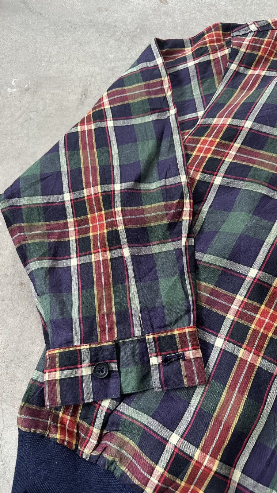 DAKS VINTAGE DAKS ENGLAND CHECKERED BOMBER JACKET Size US M / EU 48-50 / 2 - 6 Thumbnail