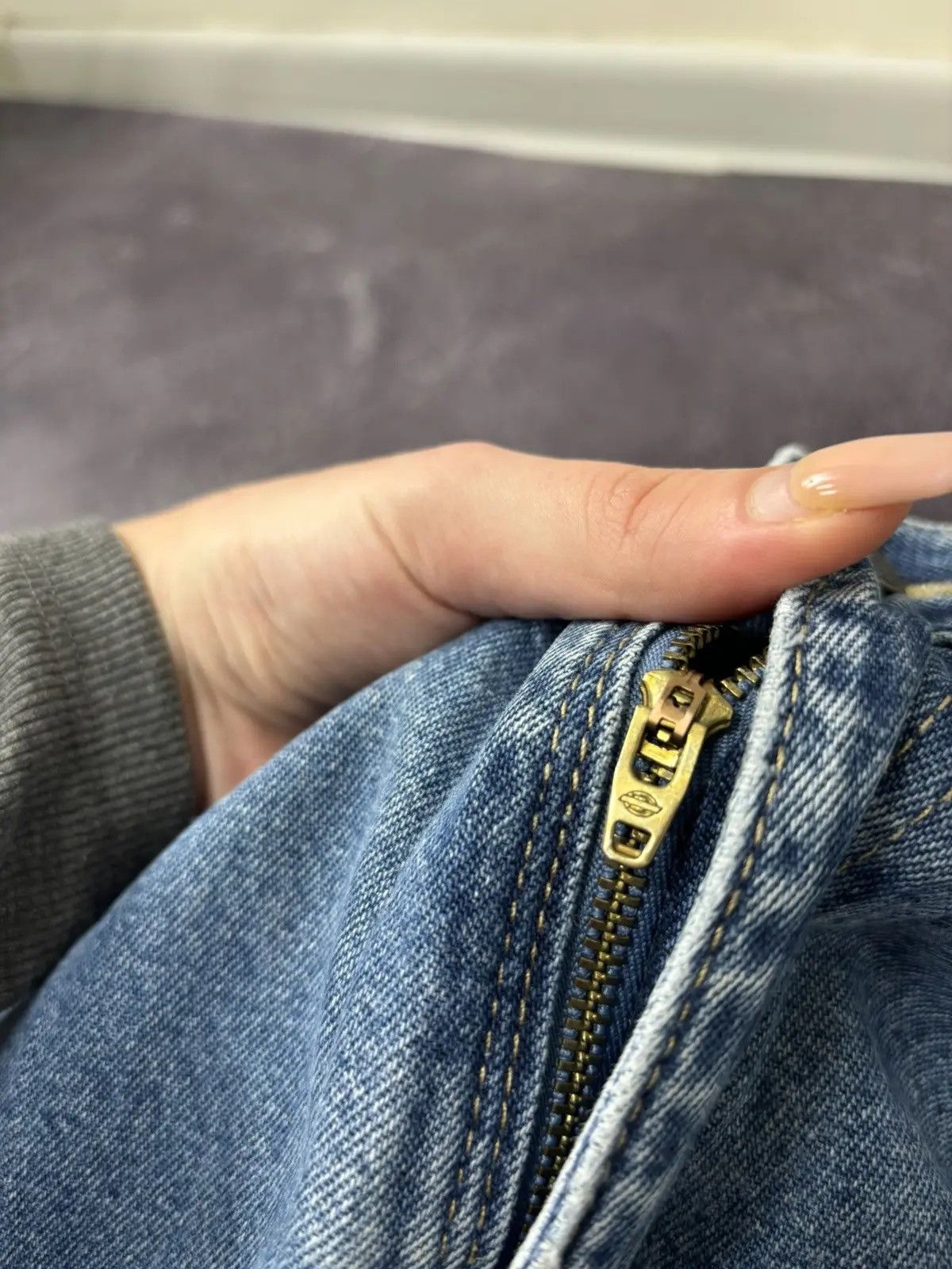 Dickies × Vintage Vintage Dickies Straight Fit Blue Hype Denim Jeans Size US 30 / EU 46 - 13 Thumbnail