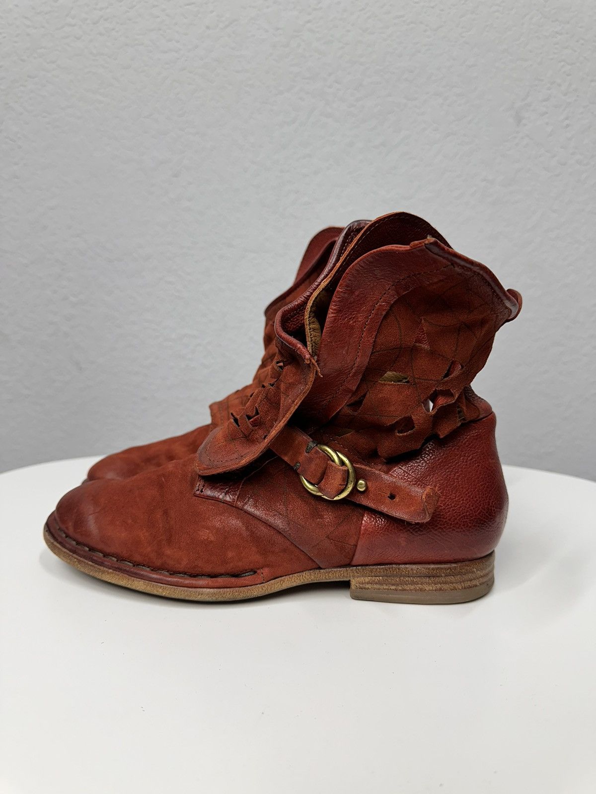 A.S.98 Vintage AS 98 Leather Boots Guidi Rick Owens MoMa Avantgarde Size US 6 / IT 36 - 3 Thumbnail