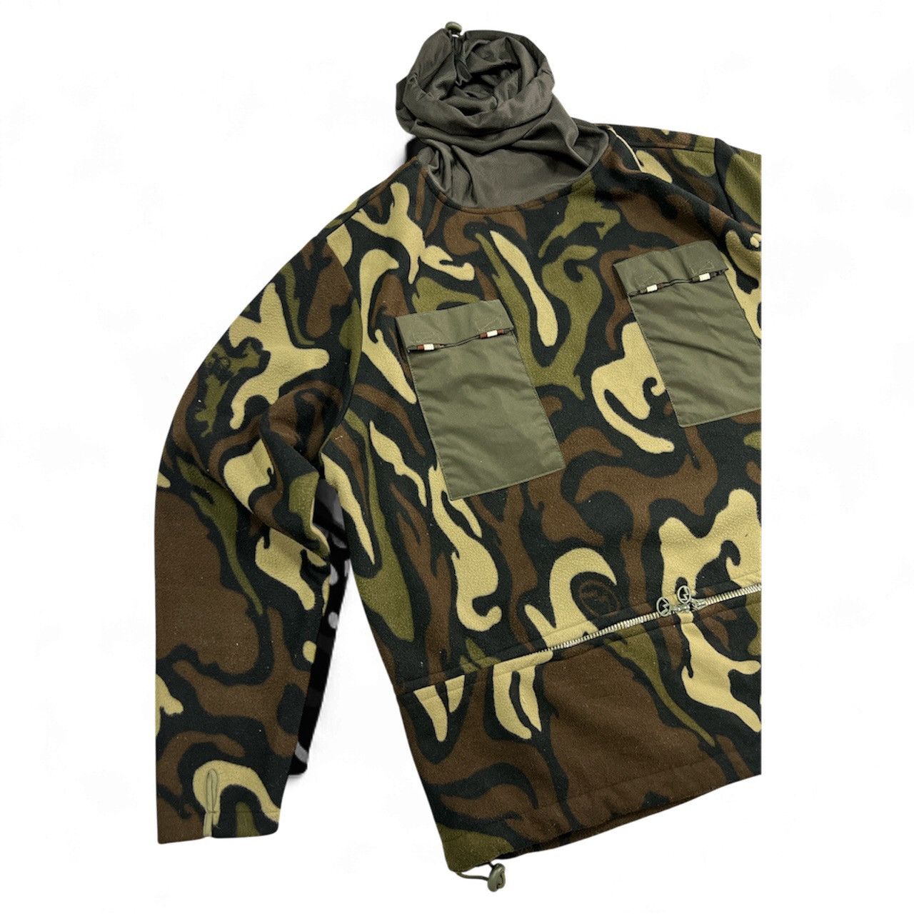 Maharishi Vintage Maharishi Half Zipper Fleece Camouflage Size US M / EU 48-50 / 2 - 6 Thumbnail