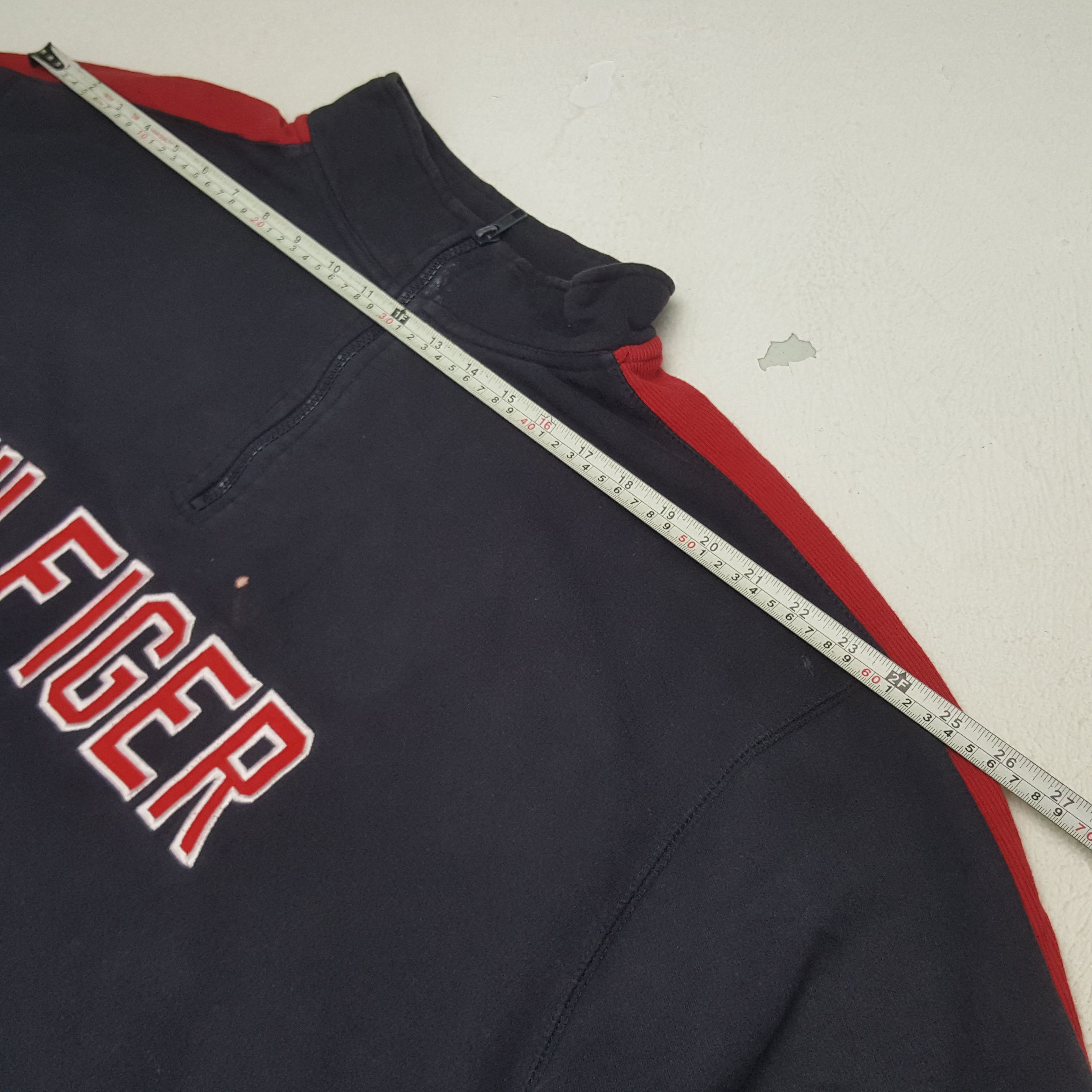 Tommy Hilfiger × Vintage Vintage Tommy Hilfiger Half Zipper Jacket Size US XL / EU 56 / 4 - 5 Thumbnail