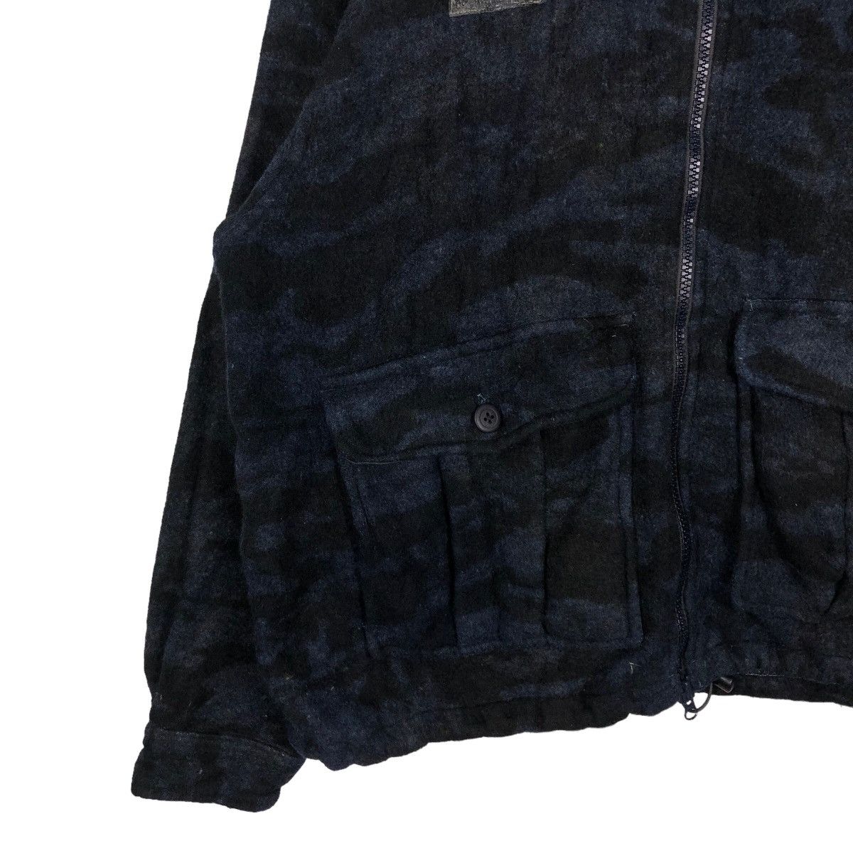 Japanese Brand 🔥Vintage Heavy Jacket Hoodie Columbia Blue Camo Design Size US XL / EU 56 / 4 - 4 Thumbnail