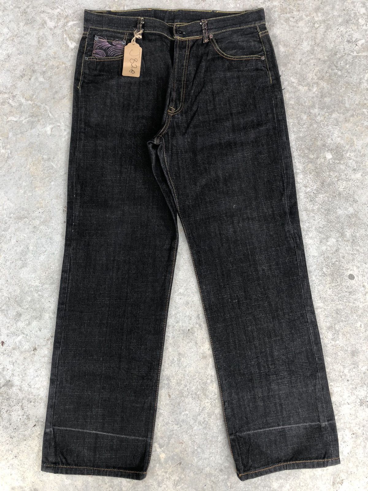 RMC Jeans Red Monkey Company Embroidered Jeans Distressed Size US 36 / EU 52 - 2 Thumbnail