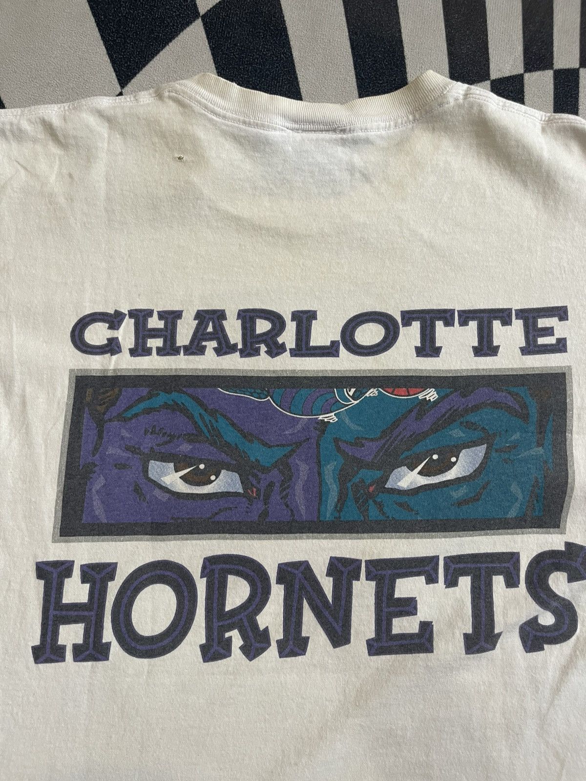 Starter ULTRA RARE VINTAGE CHARLOTTE HORNETS STARTER SHIRT L/XL Size US XL / EU 56 / 4 - 7 Thumbnail