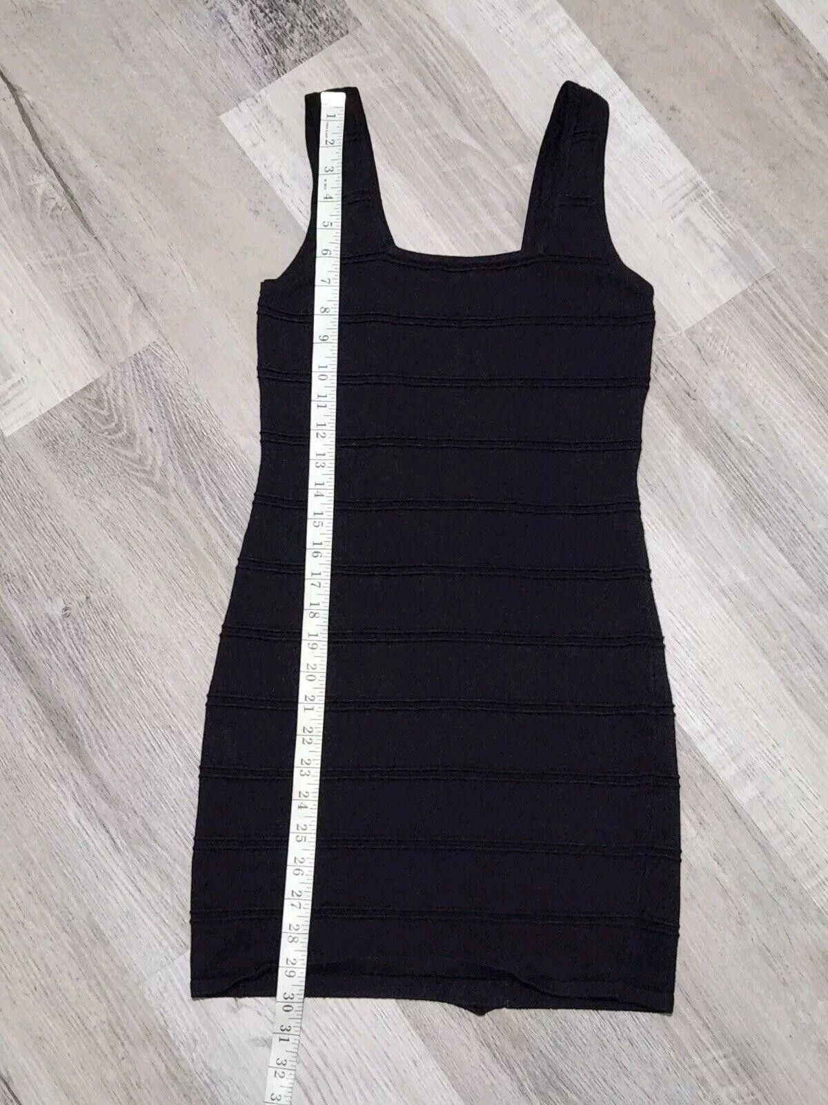Designer Vintage Y2k 90s Dress Bodycon Cut Out Sweater Black Medium Size M / US 6-8 / IT 42-44 - 5 Thumbnail