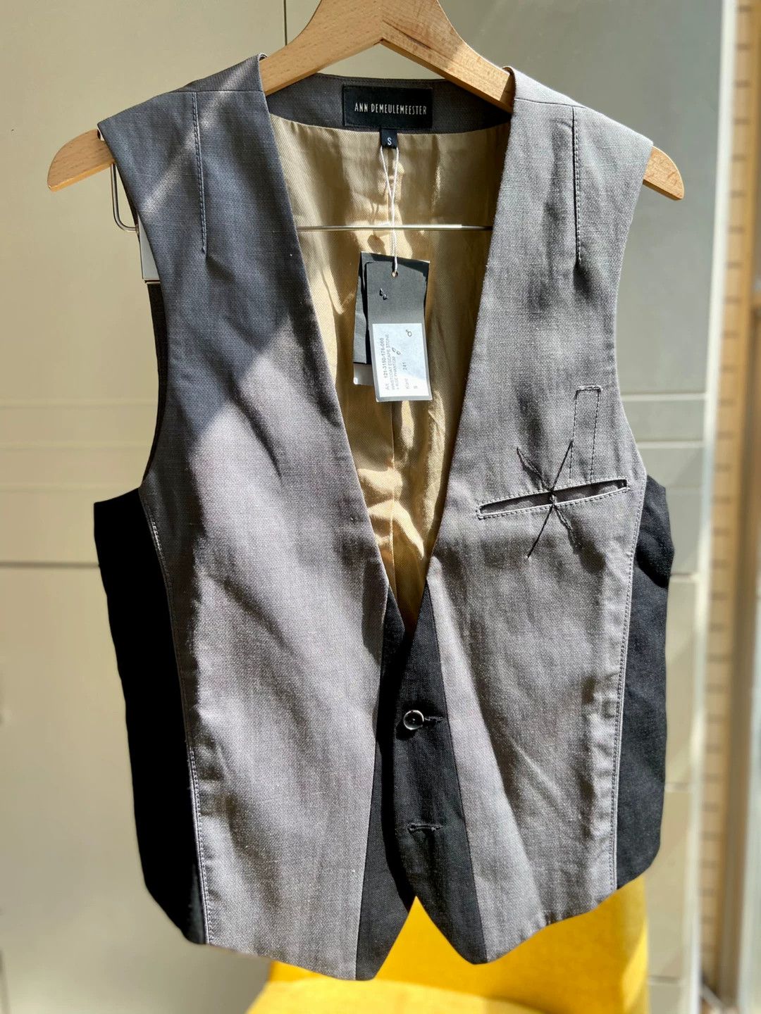 Ann Demeulemeester Ann Demeulemeester Unisex Vest S New With Tags Pencil Case Size US S / EU 44-46 / 1 - 1 Thumbnail
