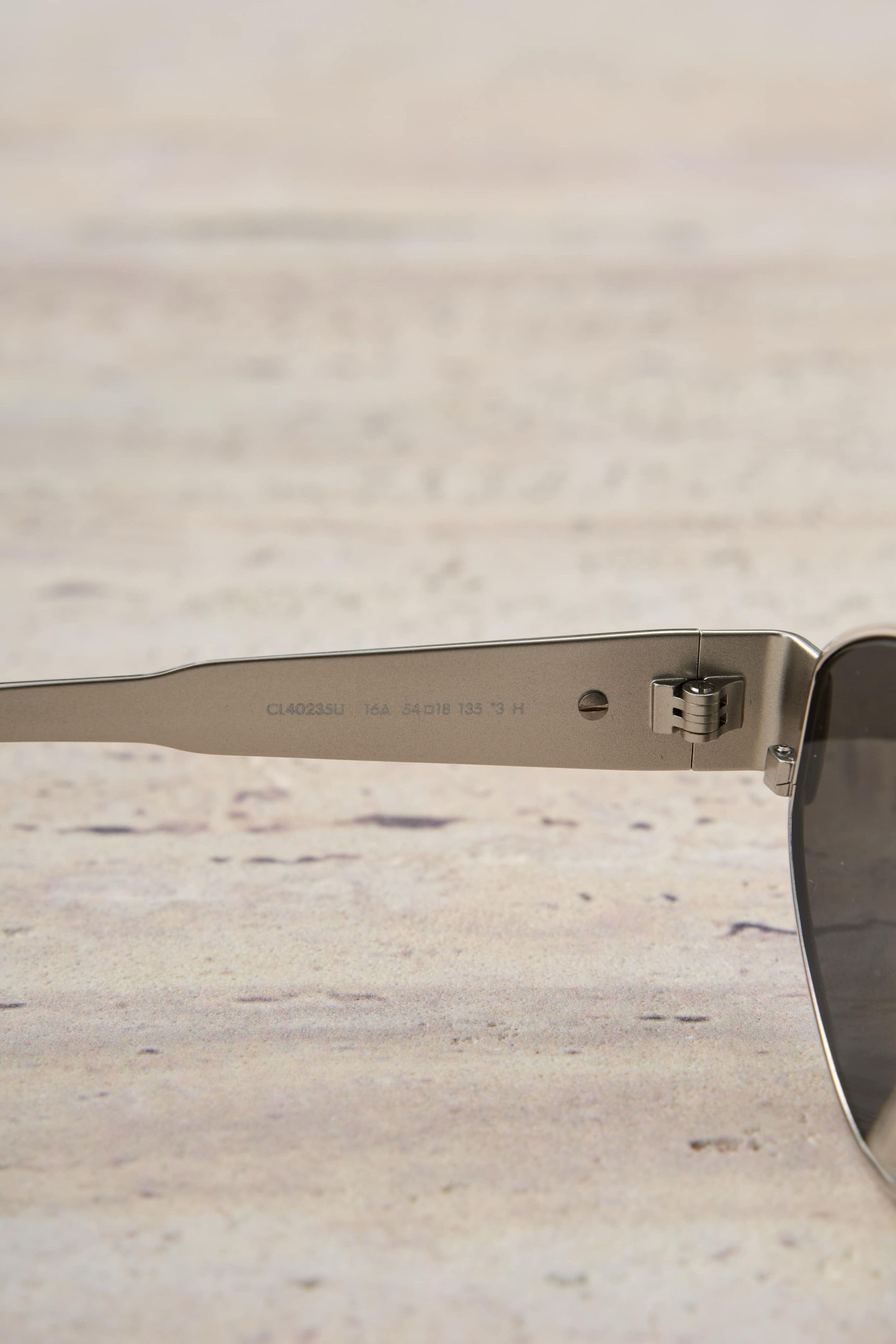 Celine CELINE Triomphe 01 Oval Sunglasses SILVER Size ONE SIZE - 7 Thumbnail