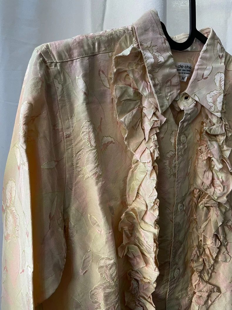 Comme des Garcons Comme des Garcons Medieval floral long-sleeve ruffled shirt Size M / US 6-8 / IT 42-44 - 3 Thumbnail