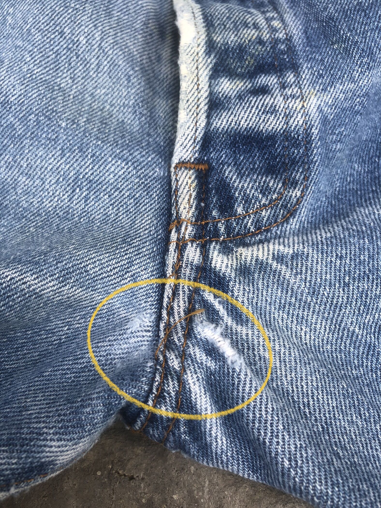 Levi's Vintage Clothing Vintage 80s Levis 501 Selvedge Small e Jeans Size US 38 / EU 54 - 18 Thumbnail