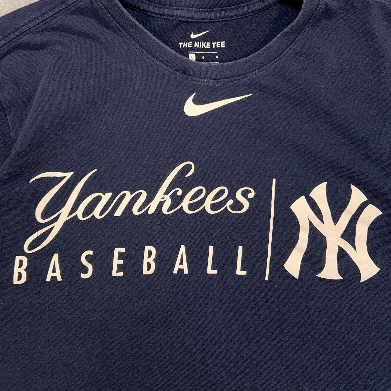 Nike Nike Dri-Fit New York Yankees sportswear active tshirt mns L Size US XL / EU 56 / 4 - 3 Thumbnail