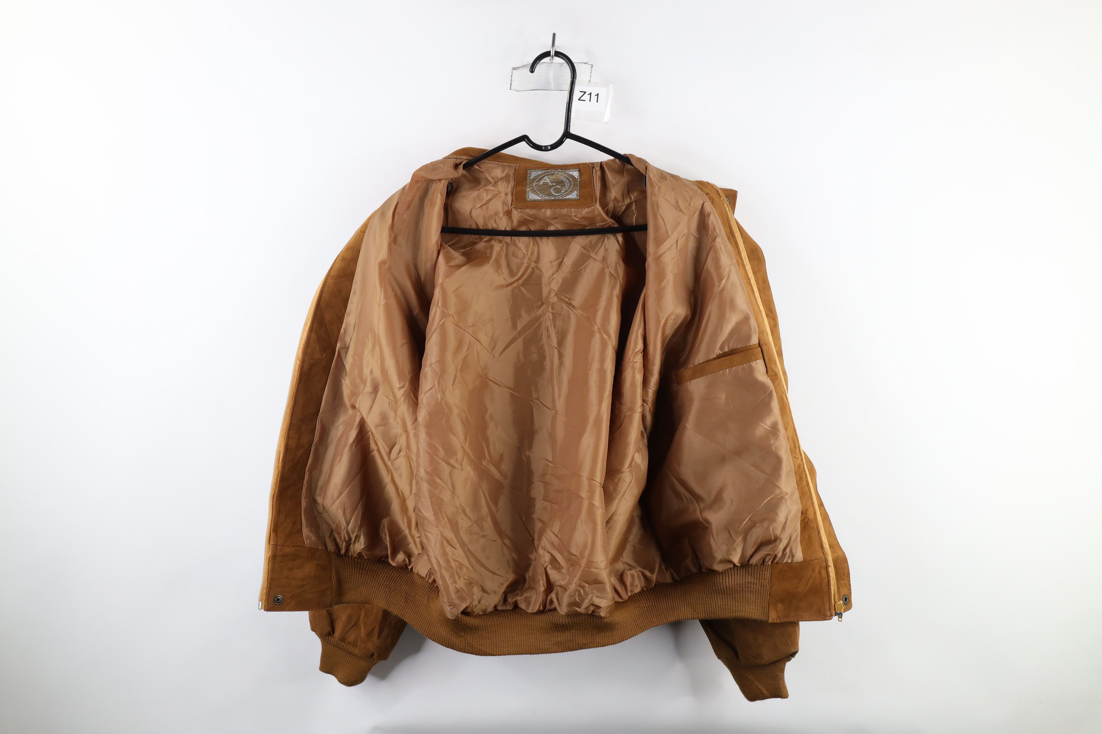 Vintage Vintage 90s Streetwear Full Zip Flight Bomber Jacket Size US L / EU 52-54 / 3 - 8 Thumbnail