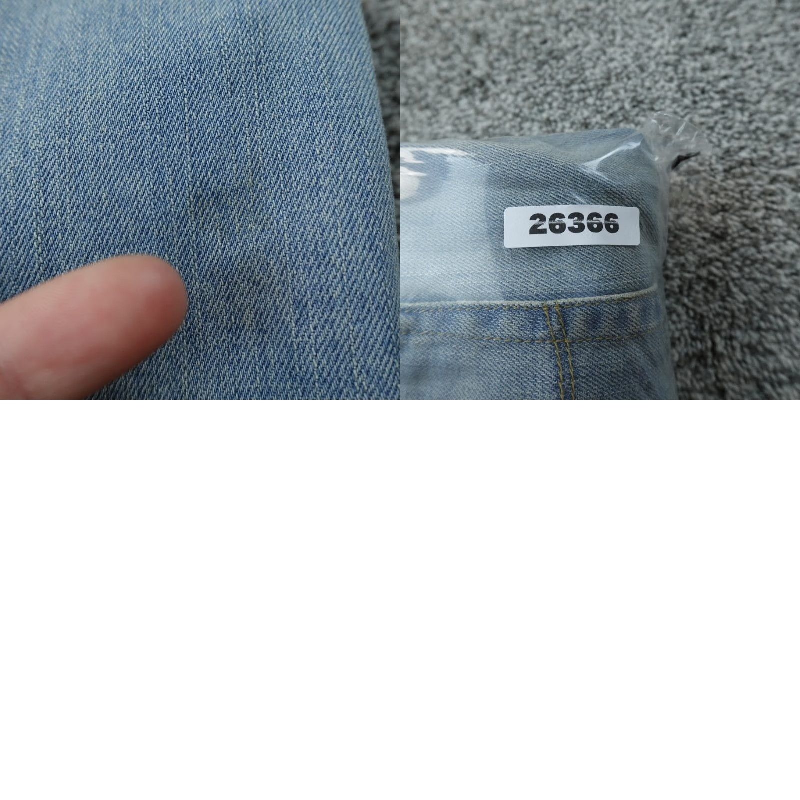 Lee Lee Jeans Mens 40X30 Light Blue Denim Pants Relaxed Straight Stretch 5-Pocket Design Jeans Size US 40 / EU 56 - 9 Thumbnail