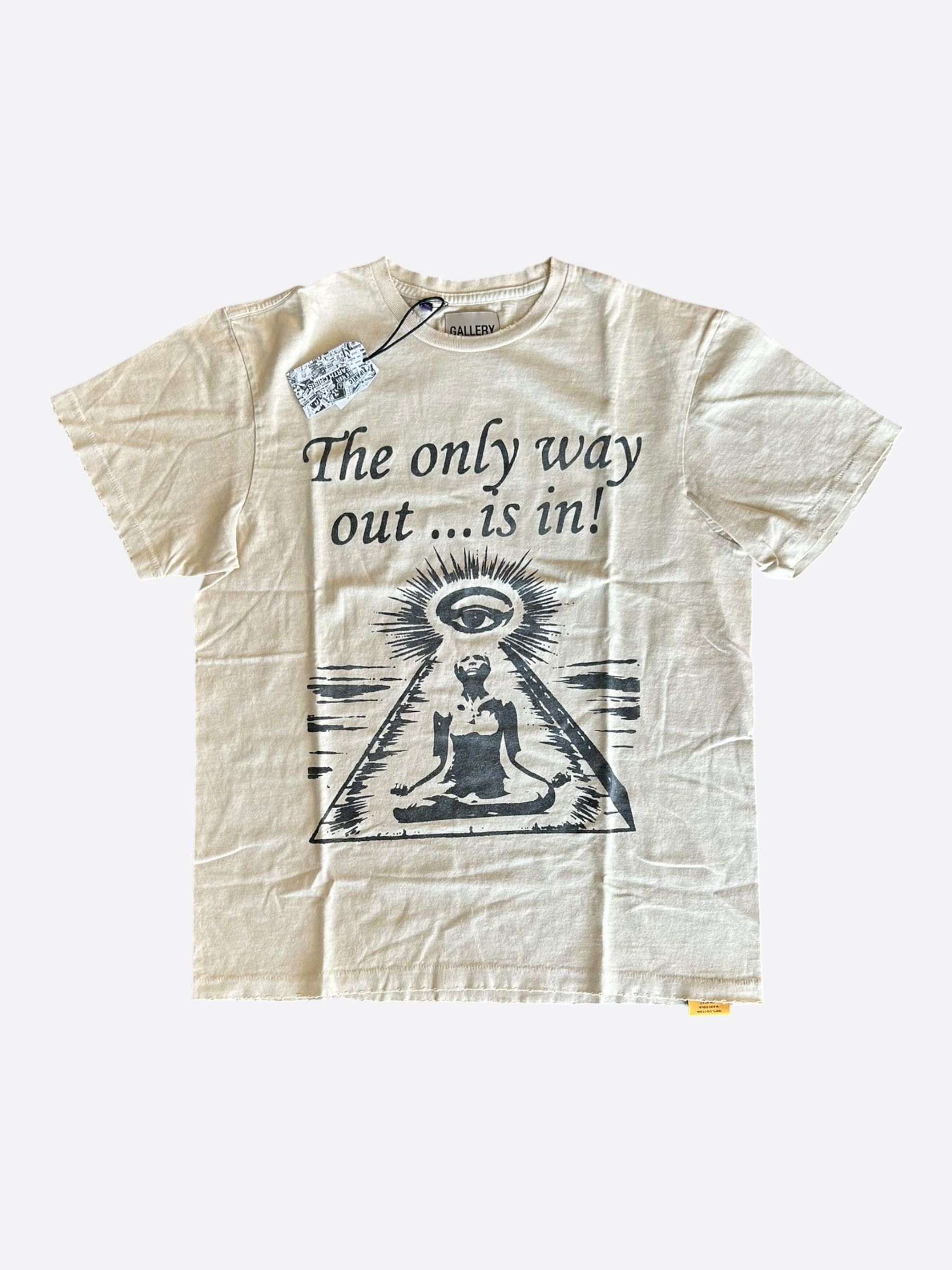 Gallery Dept. Antique White ATK One Way Archival White Graphic T-Shirt Size US XS / EU 42 / 0 - 1 Thumbnail