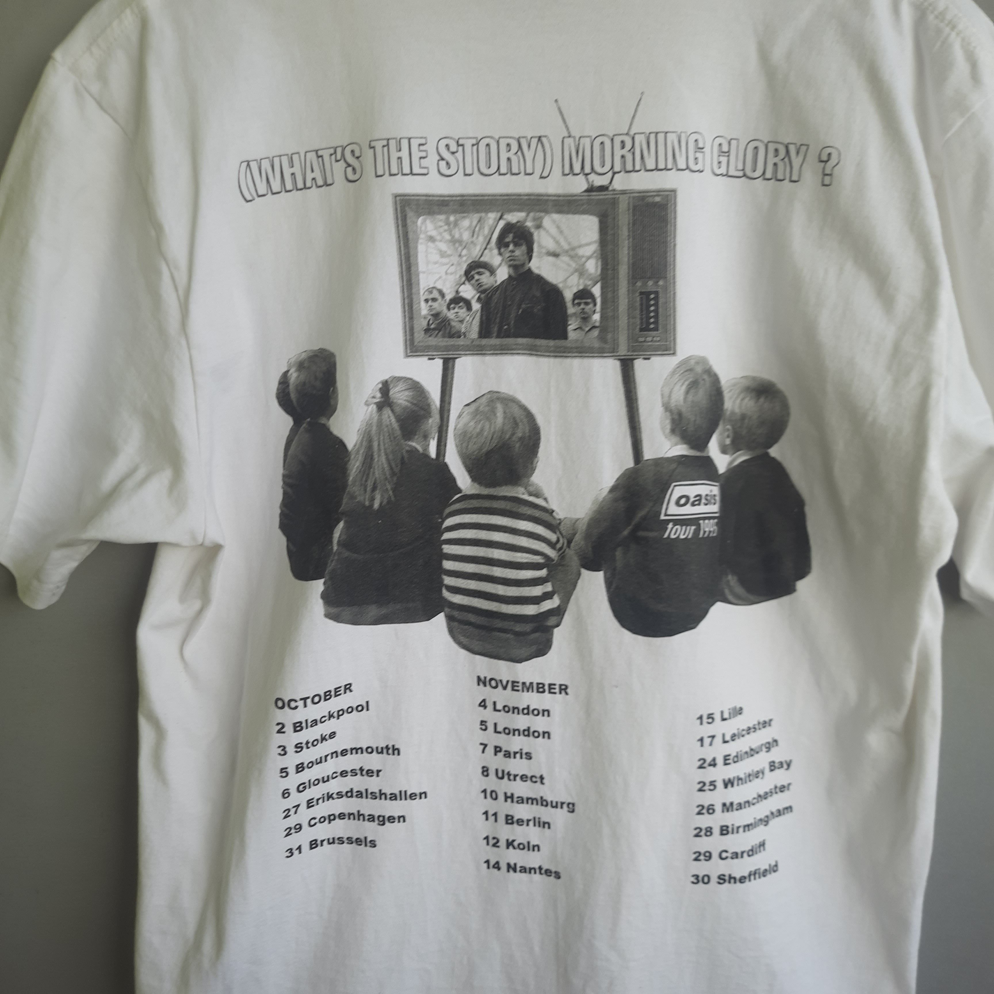 Band Tees OASIS What's The Story Morning Glory Band T-Shirt Size US XL / EU 56 / 4 - 2 Thumbnail