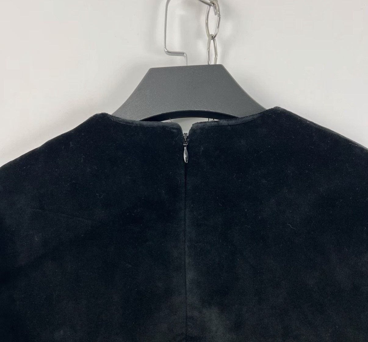 Balenciaga Balenciaga Black Velvet Heavy Embroidery Short Sleeve K12 Size XS / US 0-2 / IT 36-38 - 6 Thumbnail