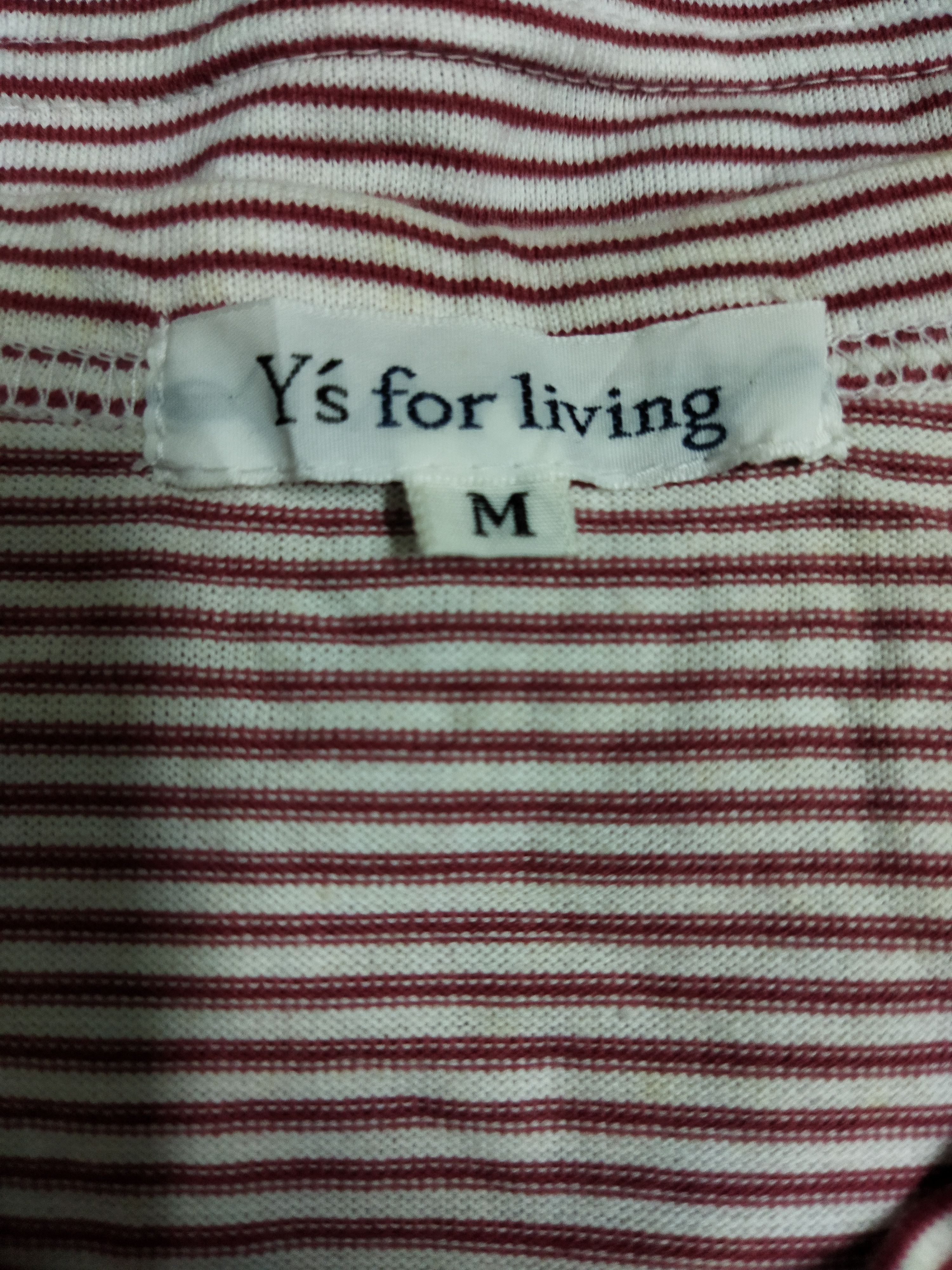 Yohji Yamamoto Ys For Living Stripe Tee Size US L / EU 52-54 / 3 - 3 Thumbnail