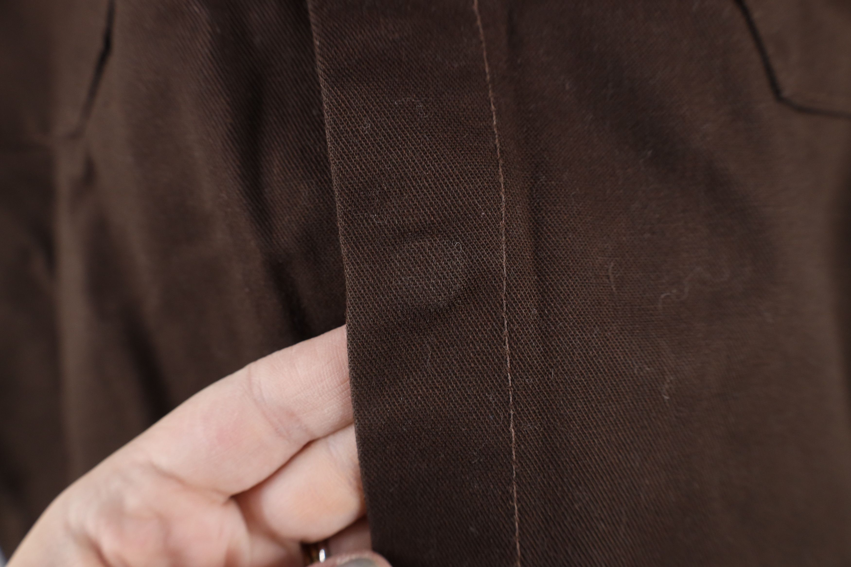 Vintage Vintage 90s Streetwear Work Button Shirt Brown USA Size US M / EU 48-50 / 2 - 6 Thumbnail