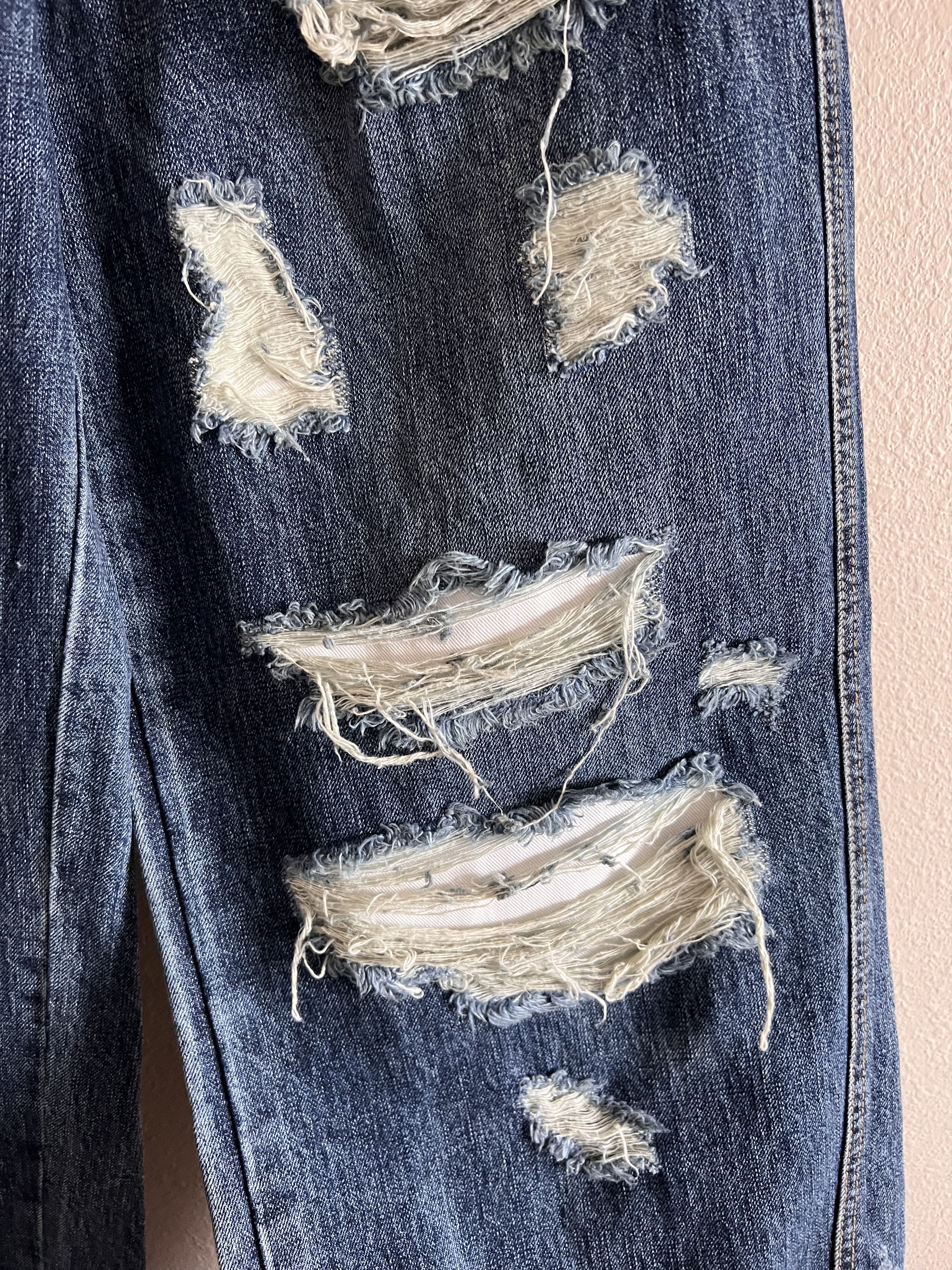 Ader Error Ader Error Blue Distressed Jeans Size US 32 / EU 48 - 5 Thumbnail