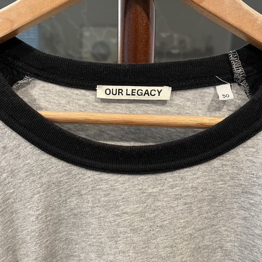 Our Legacy Our Legacy - Mix Raglan 3/4 Slv (#M2226ML) Sz 50 - Gry, Blk Size US M / EU 48-50 / 2 - 3 Thumbnail