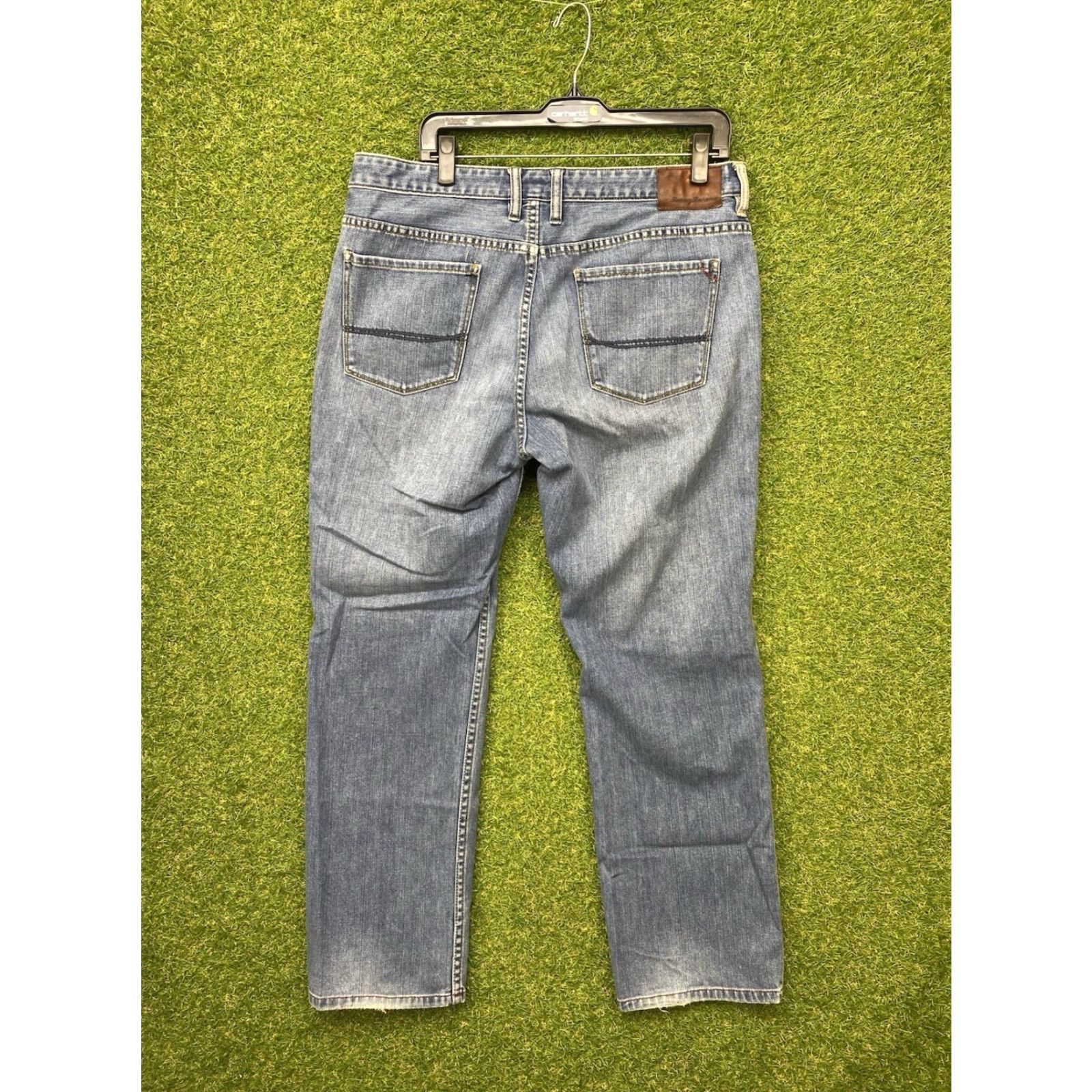 Tommy Bahama VINTAGE Tommy Bahama Antigua Cove Jeans Mens 36x30 Blue Denim Straight Regular 5-Pocket Pockets Beach Size US 36 / EU 52 - 3 Thumbnail