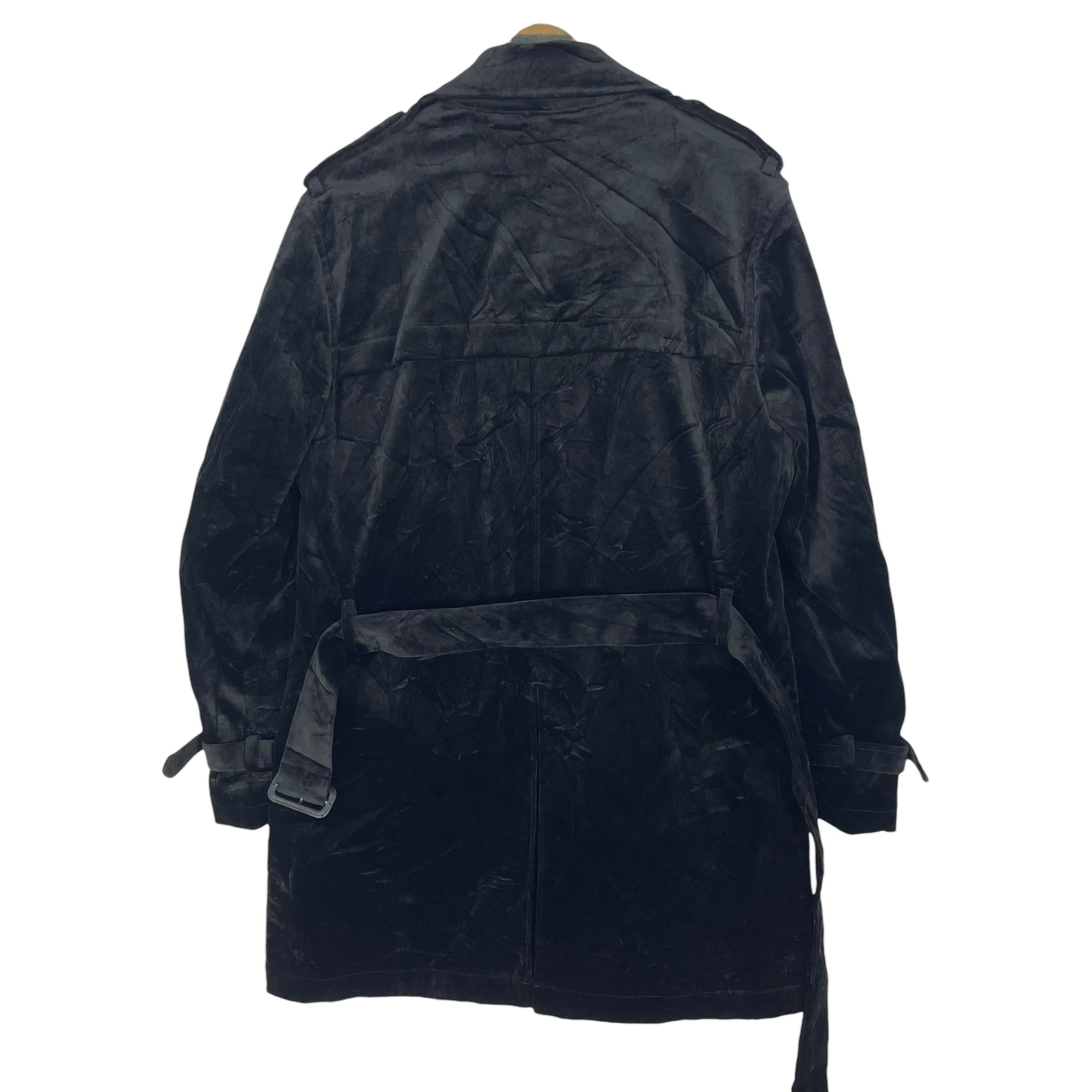 Yohji Yamamoto Vintage Yohji Yamamoto X D’Urban A.A.R Velvet Pea Coat Size US M / EU 48-50 / 2 - 13 Thumbnail