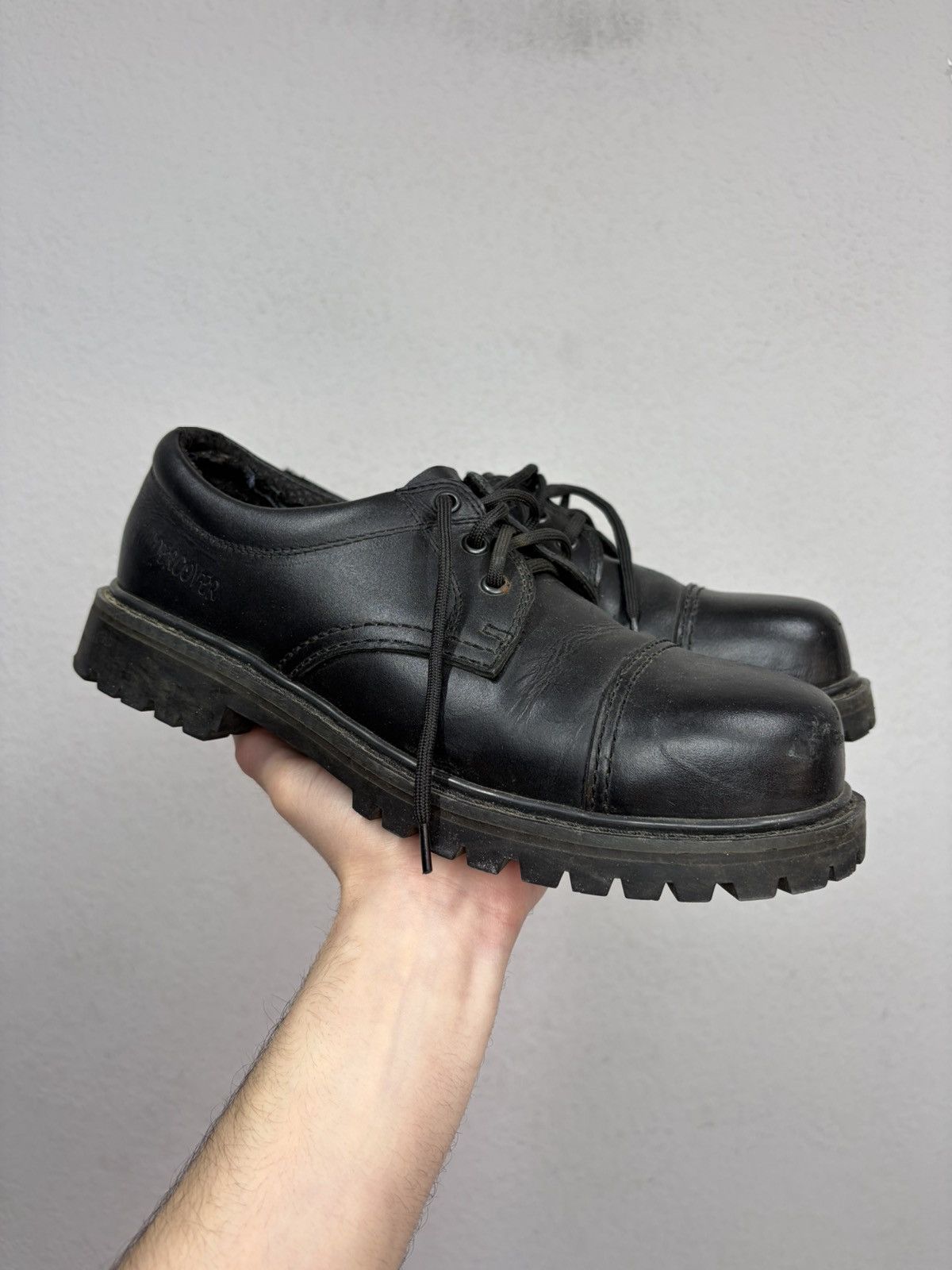 Undercover Vintage Y2K Guidi CCP Style Distressed Leather Biker Boots Size US 10.5 / EU 43-44 - 2 Thumbnail