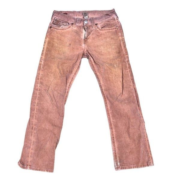 True Religion × Vintage Vintage True Religion Jeans Size 32 RICKY DIRTY ORANGE Size US 32 / EU 48 - 5 Thumbnail