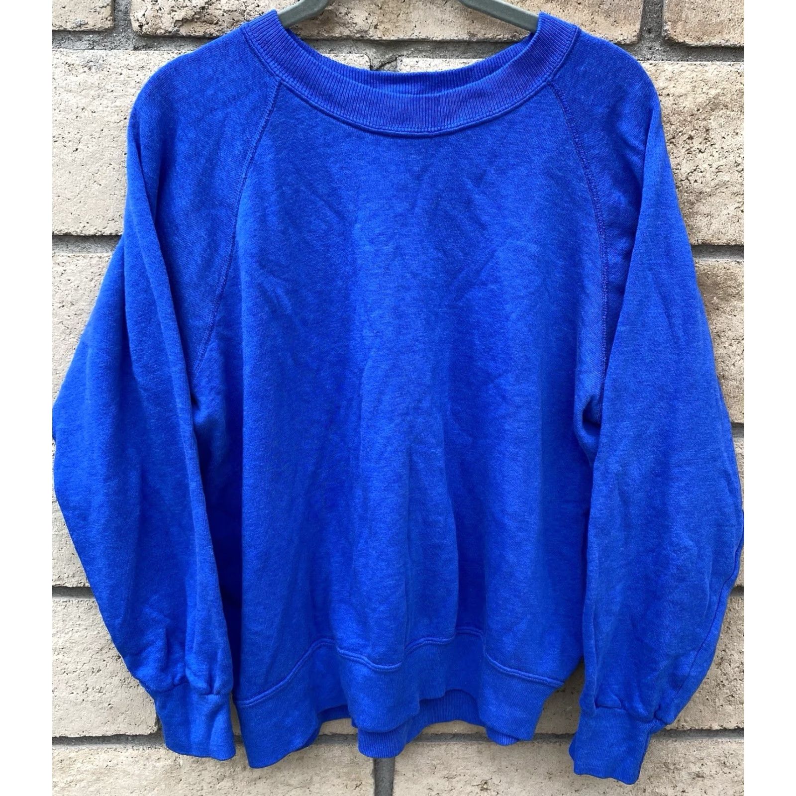 Gap VINTAGE Gap Sweatshirt Raglan Blue Cotton Blend L Men Pullover Jumper Shirt Grouped Keywords Size US L / EU 52-54 / 3 - 3 Thumbnail