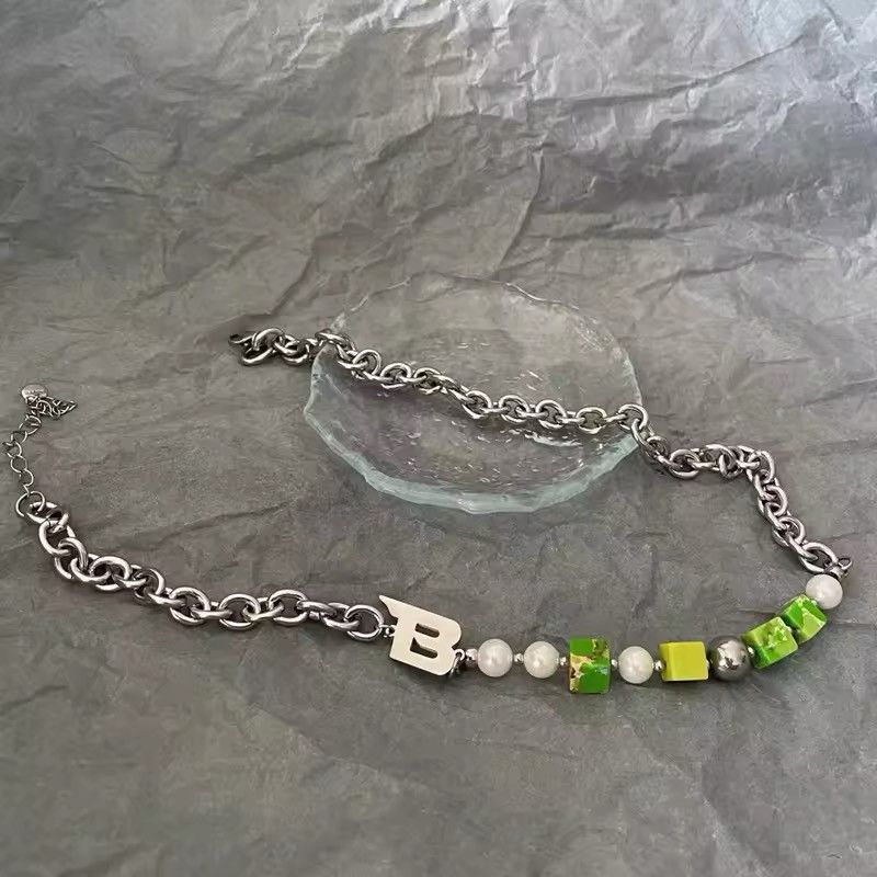 Jewelry Pendant Pearl Rhinestone Stainless Steel Necklace Chain Size ONE SIZE - 3 Thumbnail