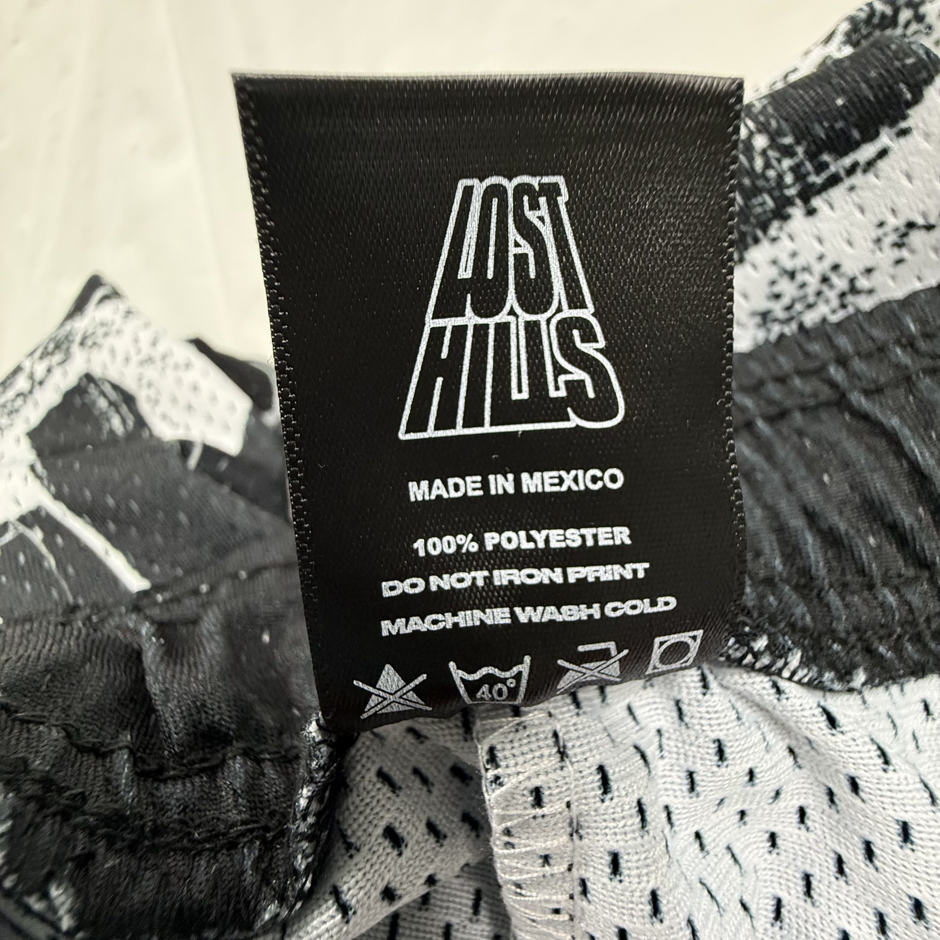 Lost hills Lost Hills Sad Boyz Mesh Basketball Shorts Black White Size US 34 / EU 50 - 8 Thumbnail