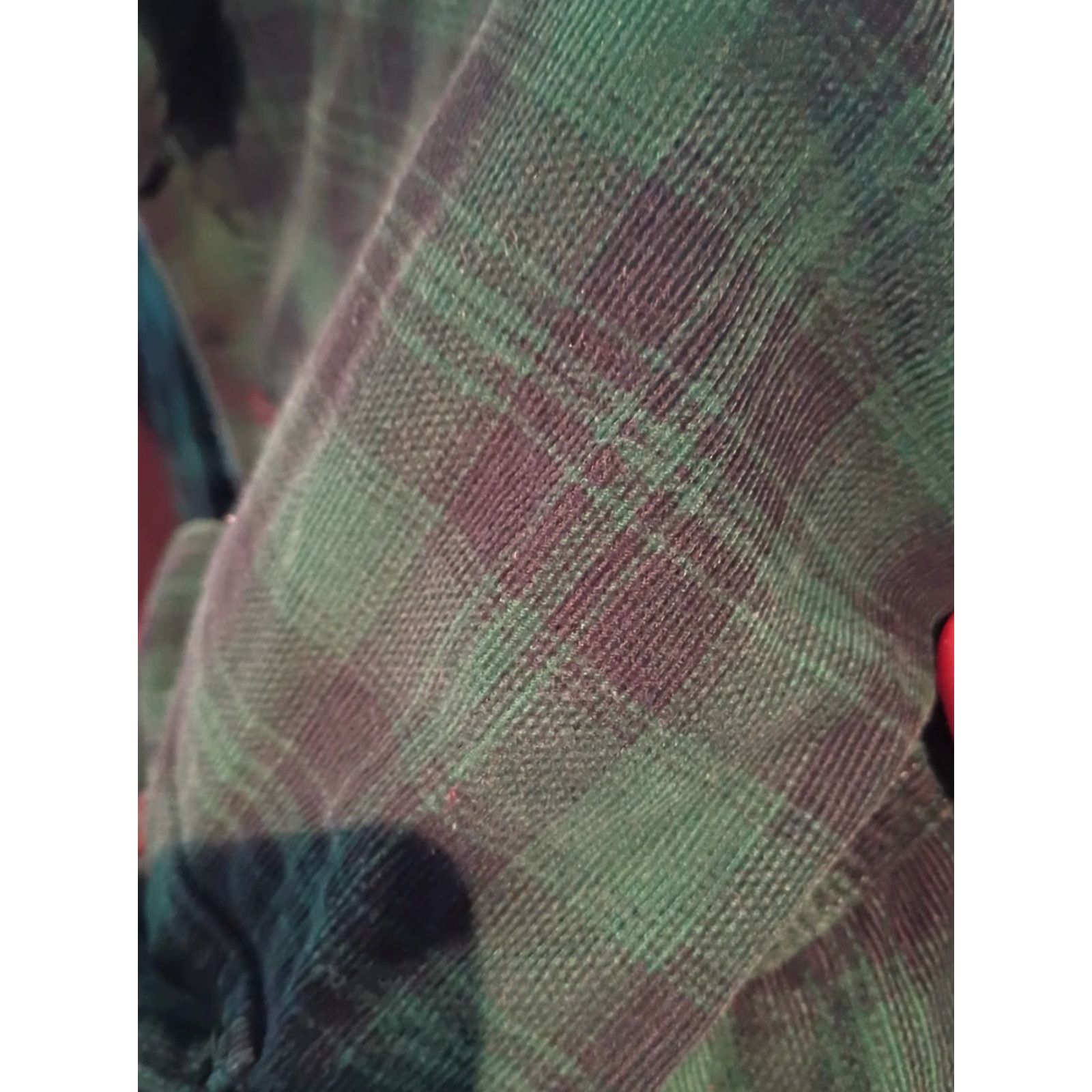 Guess VINTAGE GUESS Shirt Men L Green Plaid Corduroy Made In Macau Long Sleeve Button-Up Size US L / EU 52-54 / 3 - 2 Thumbnail