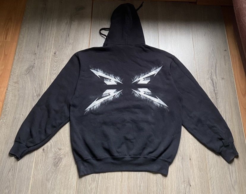 Metallica VINTAGE METALLICA CENTER LOGO HOODIE FADED BLACK Size US L / EU 52-54 / 3 - 7 Thumbnail