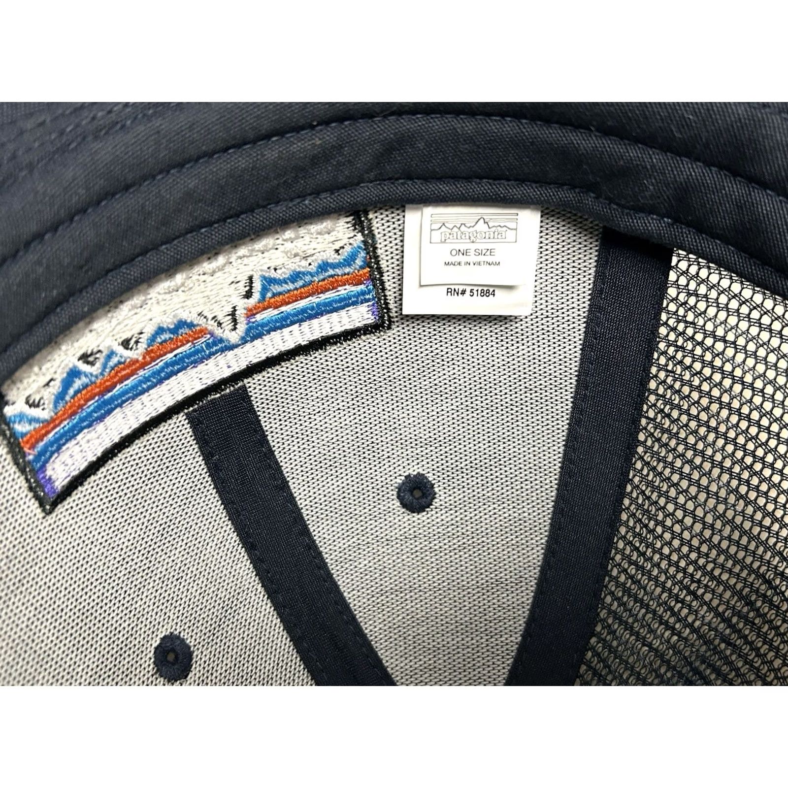 Patagonia Patagonia Trucker Hat Navy Blue P-6 Logo LoPro One Size Men Mens Hat Size ONE SIZE - 7 Thumbnail