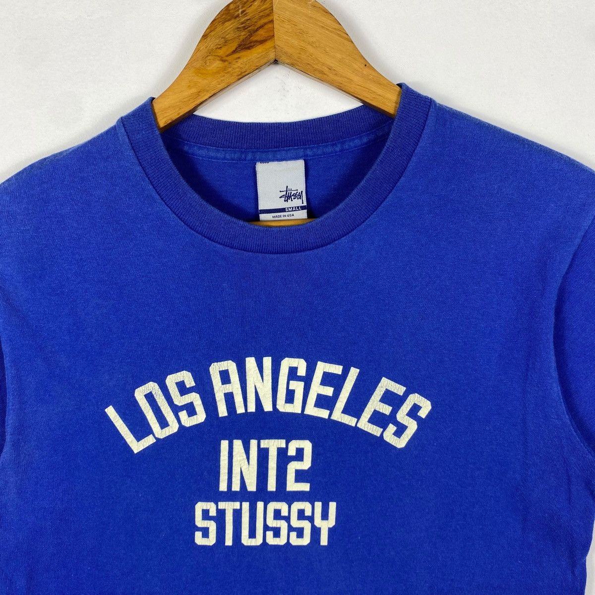 Stussy Vintage 00s STUSSY Los Angeles Int2 Stussy Graphic Tee Shirt Size US S / EU 44-46 / 1 - 2 Thumbnail