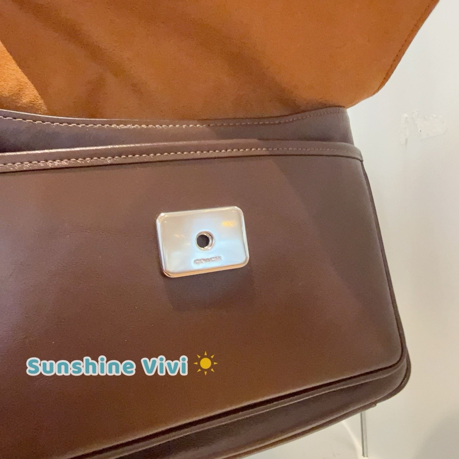 Coach NWT Coach Elodie Crossbody Bag leather CCF09 Maple Silver Size ONE SIZE - 6 Thumbnail