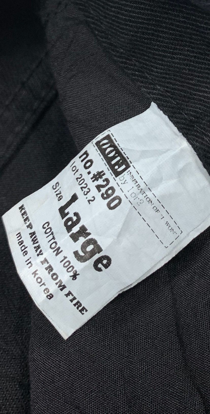 Japanese Brand OOTJ SUPER BLACK BAGGY JEANS PANTS Size US 32 / EU 48 - 6 Thumbnail