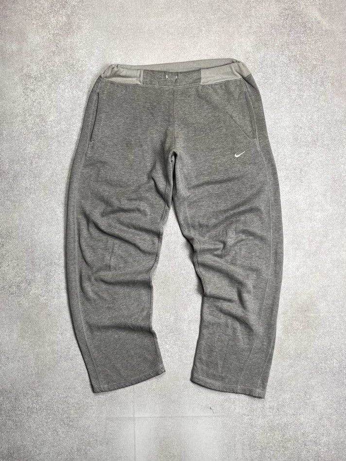 Nike × Vintage ⚡️QUICK SALE⚡️VINTAGE NIKE SWOOSH COTTON SWEATPANTS Y2K M Size US 32 / EU 48 - 2 Thumbnail