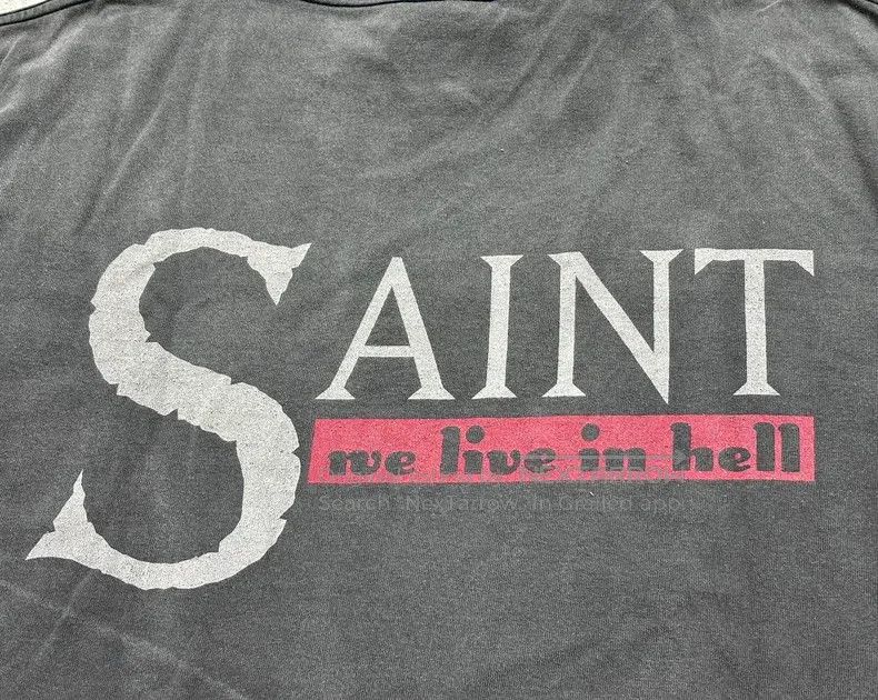 Saint Michael Saint Michael Black printed short sleeves Size US L / EU 52-54 / 3 - 7 Thumbnail